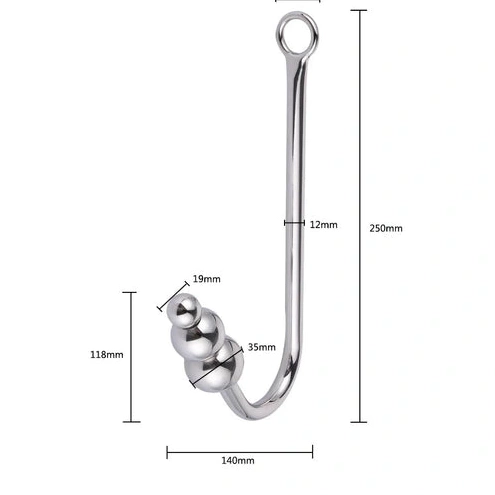 Cuffs Beaded and Anal 5334 with Collar Hook Elegant 0108